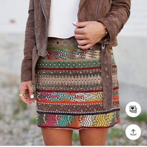 Glamorous high waist mini skirt
